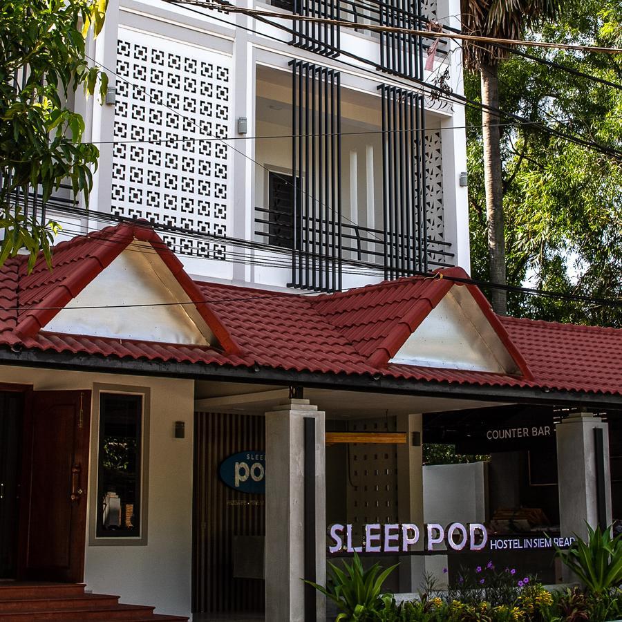 Sleep Pod Hostel Siem Reap Buitenkant foto